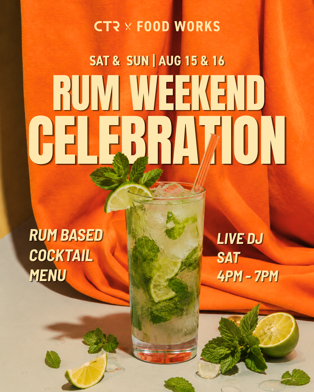 Rum Weekend Celebration event artwork